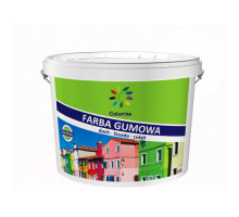 Гумова фарба для дахів і цоколів, біла, 3,6 кг, ТМ Colorina
