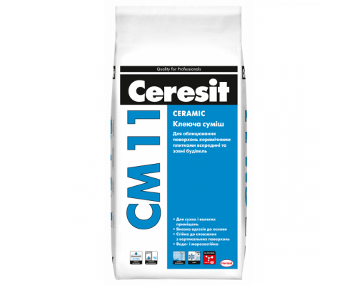 Клей для плитки Ceresit CM 11 Ceramic, 5 кг