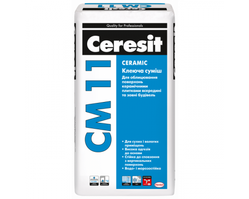Клей для плитки Ceresit CM 11 Ceramic, 25 кг