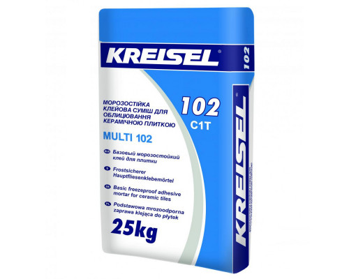 Клей для плитки Kreisel Multi 102, 25 кг