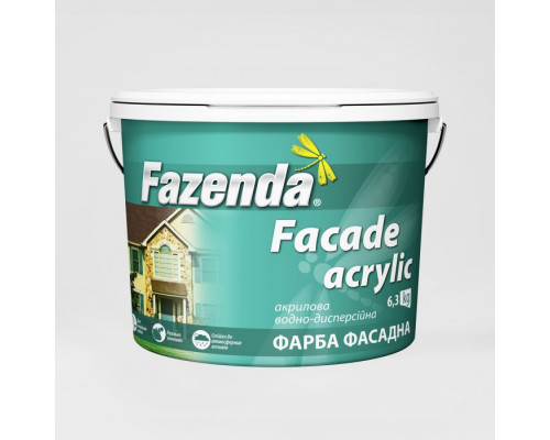 Фарба фасадна Facade acrylic TM Fazenda, 4 кг