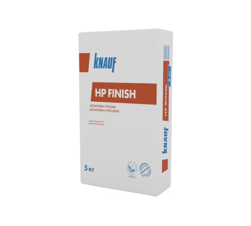 Шпаклівка гіпсова фінішна Knauf HP Finish, 5 кг