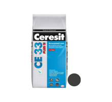 Затирка для швів Ceresit CE 33 Plus 116, антрацитова, 2 кг