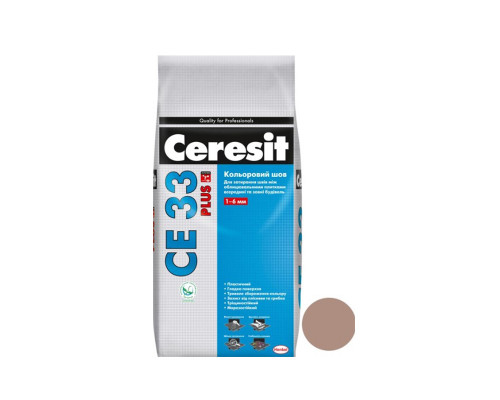 Затирка для швів Ceresit CE 33 Plus 138, кремова, 2 кг