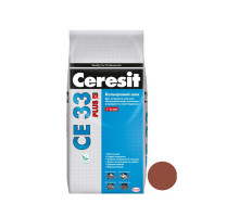 Затирка для швів Ceresit CE 33 Plus 134, клінкерна, 2 кг