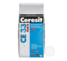 Затирка для швів Ceresit CE33 Plus 100, біла, 2 кг