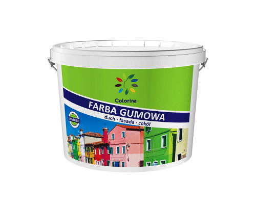 Гумова фарба для дахів і цоколів, графіт RAL 7024, 3,6 кг, ТМ Colorina