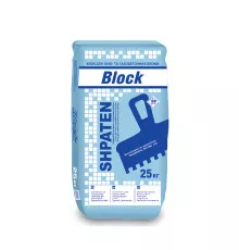Клей для піно- та газобетонних блоків SHPATEN Block, 25 кг