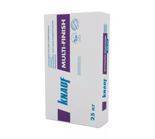 Шпаклівка гіпсова універсальна фінішна Knauf Multi-Finish, 25 кг