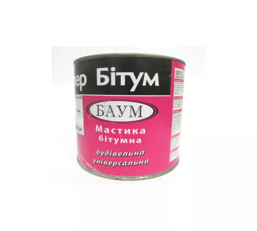 Мастика бітумна Баум, 0,9 кг Мастика бітумна Баум, 0,9 кг