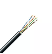 Кабель вита пара Cat. 5e U/UTP PE 4х2х24 AWG ЗЗКМ (зовнішній)