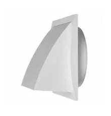 Решітка зовнішня із зворотнім клапаном Europlast ND10FV, 153х148 мм